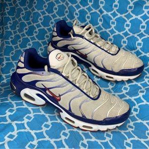 Nike Men’s size 13 Air Max Plus red white blue Olympic usa low top running shoes